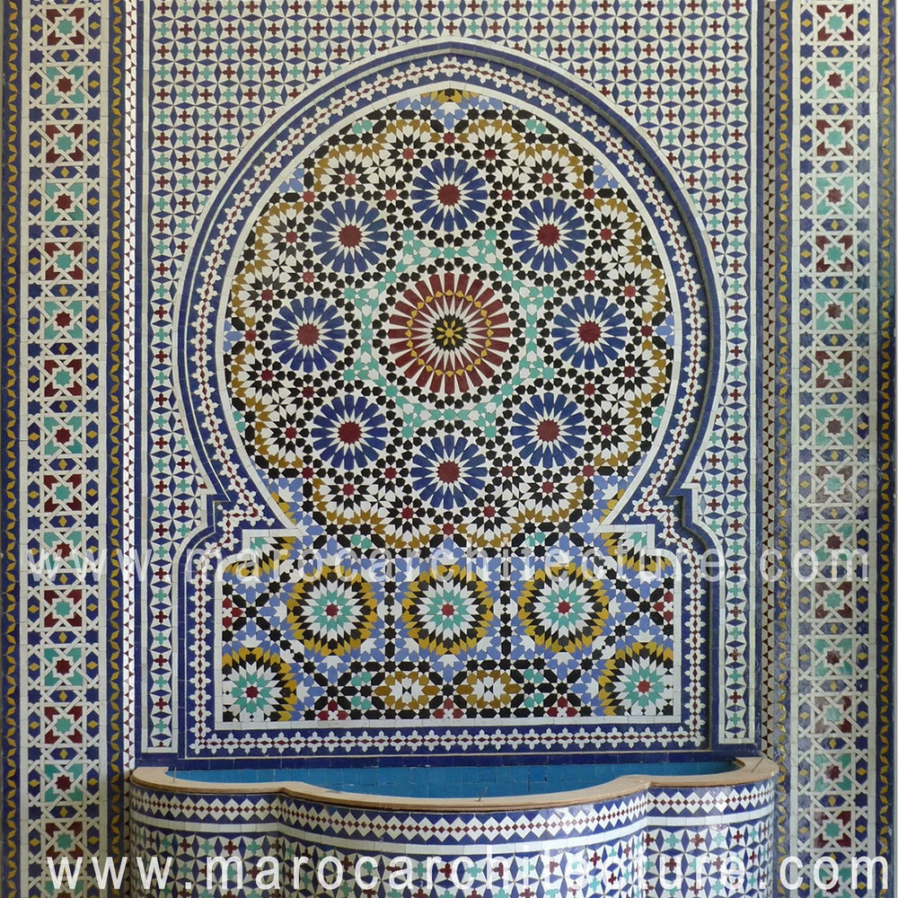 Mosaic wall fountain 2401 - My Moroccan Tile