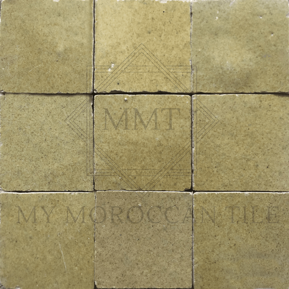 Mossy Gold Moroccan Zellige Tile - My Moroccan Tile