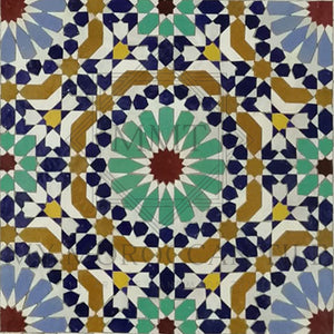 Azulejo mosaico Riad Medina - 16,5