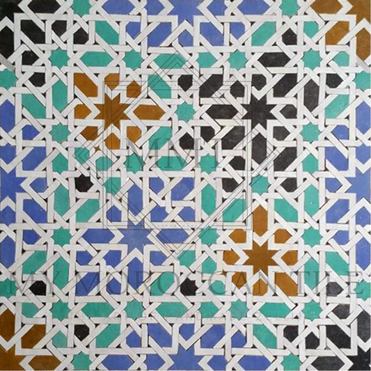 Alcazar Mosaic Tile 8.9