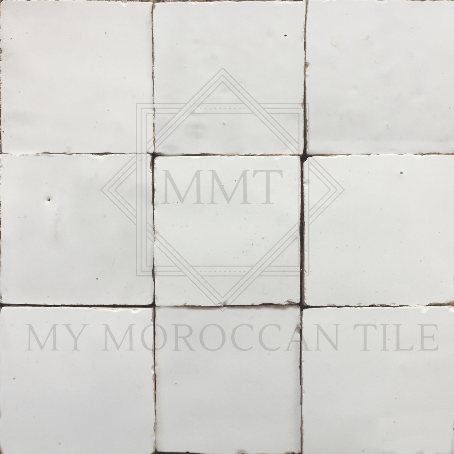 Snow Moroccan Zellige Tile - My Moroccan Tile