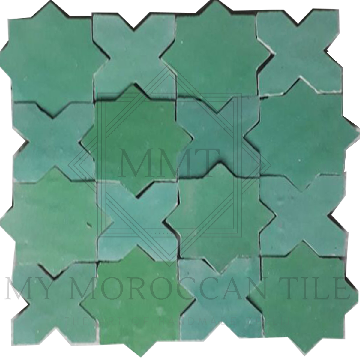 Star and Cross Moroccan Tile