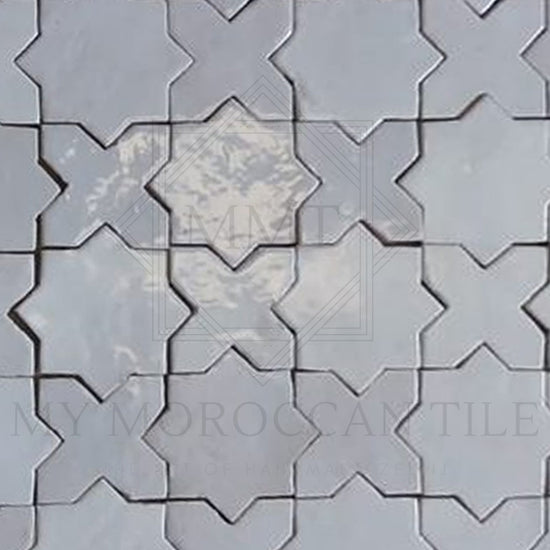 Star and Cross Moroccan Terracotta Pavers