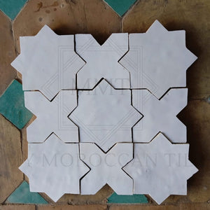 Star and Cross Moroccan Tile