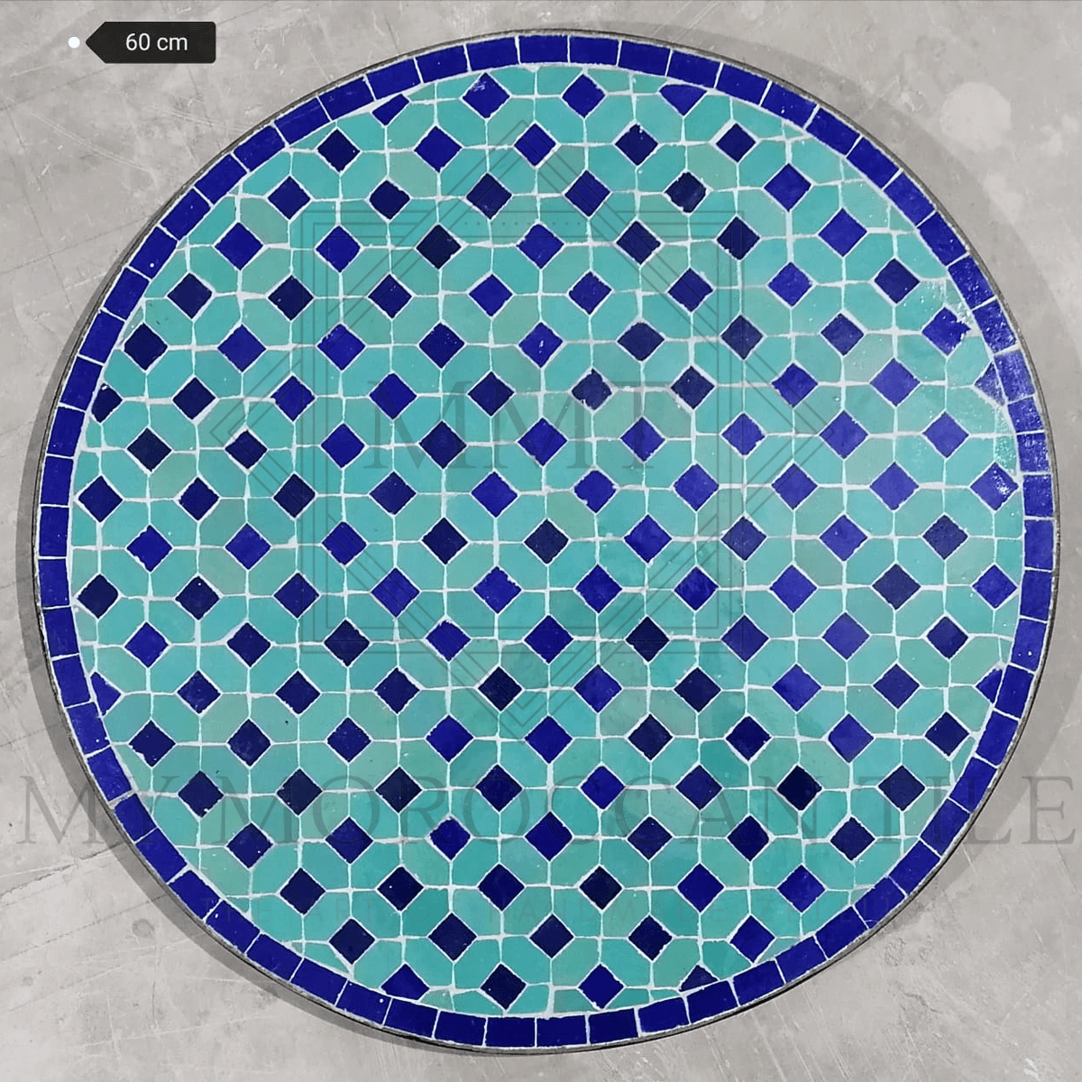 Mesa de mosaico marroquí hecha a mano 2106-04
