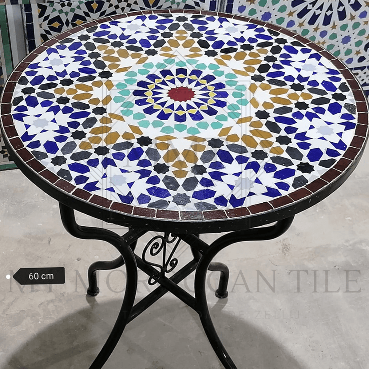 Handmade Moroccan Mosaic Table 2116-04