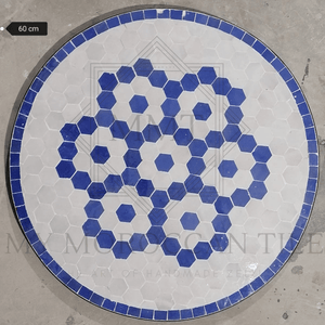 Table en mosaïque marocaine faite à la main 2106-01