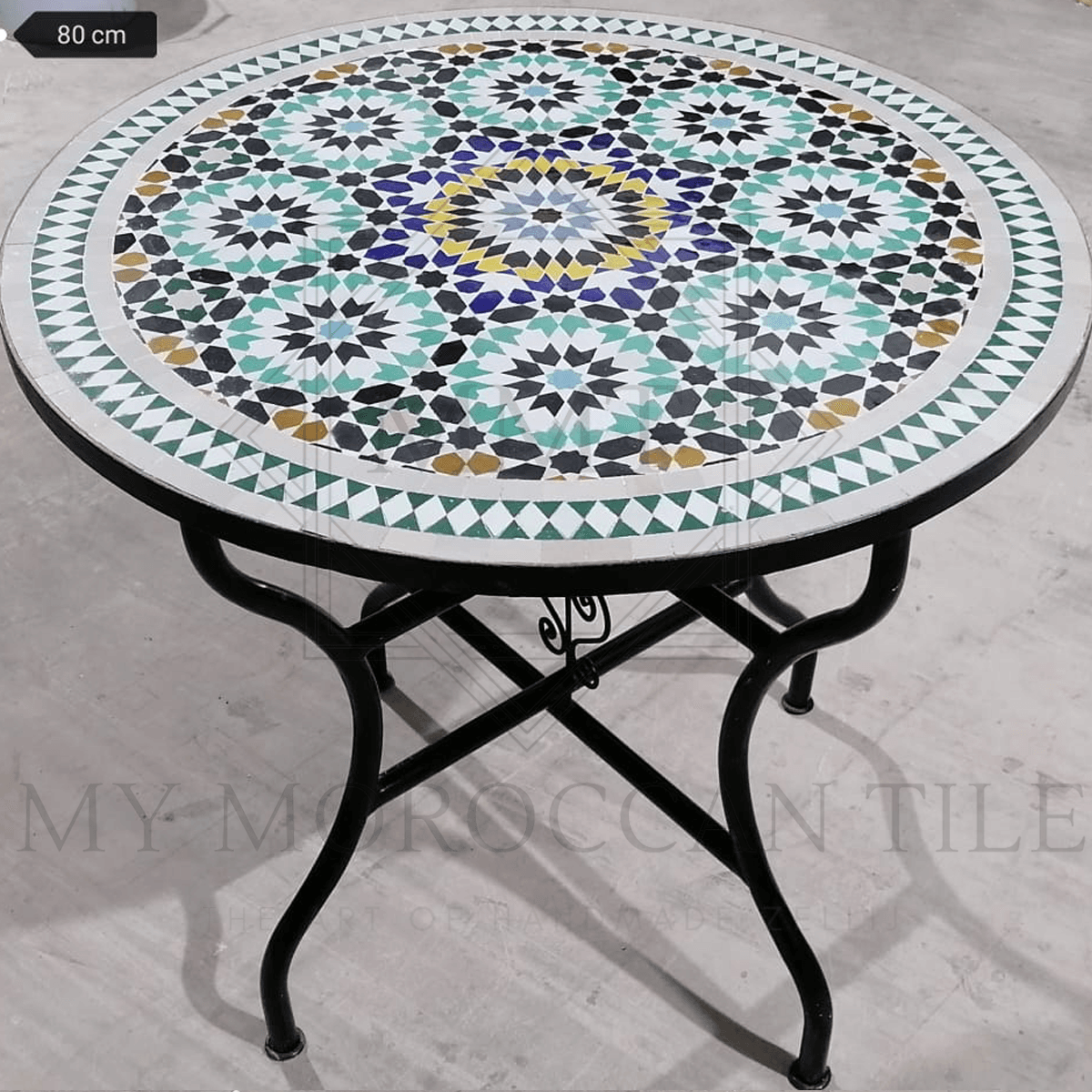 Woodside mosaic garden online table