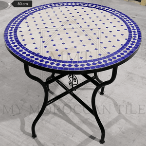 Table en mosaïque marocaine faite à la main 2188-11