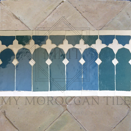 Zennar Moroccan Mosaic Border